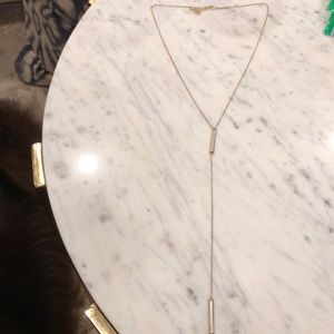 Kendra Scott Gold Y Necklace